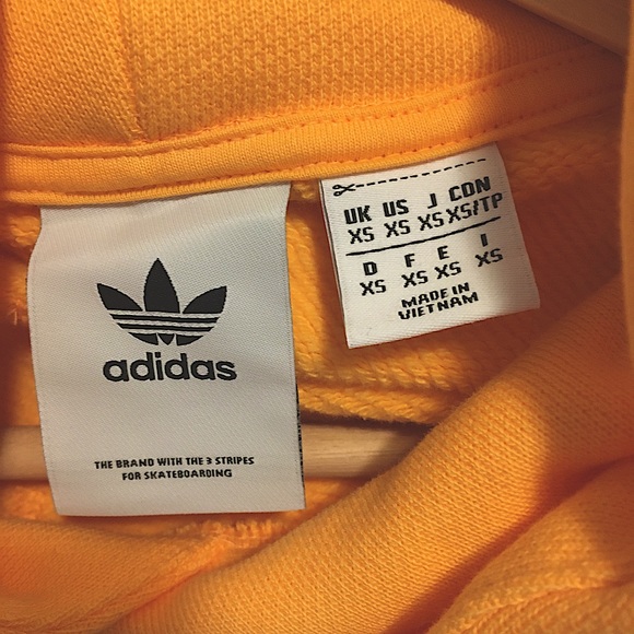 EUC Adidas x Mark Gonzales Shmoofoil Bright Peach Hoodie XS/S - Picture 4 of 4